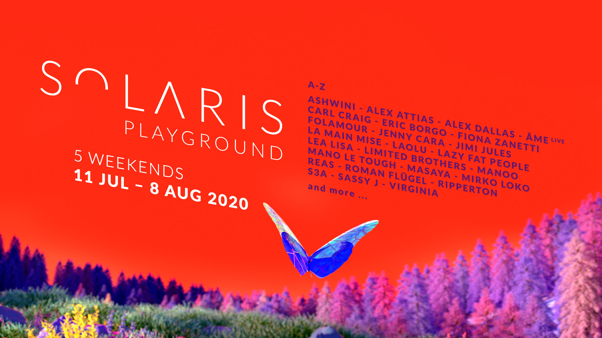 SOLARIS | Line Up 2020 SOLARIS | Line Up 2020